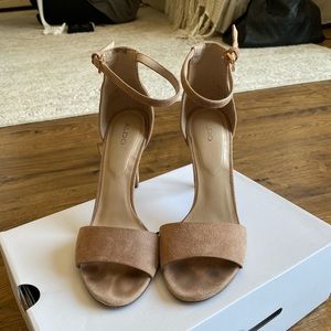 Aldo melawet sandal heel in nude